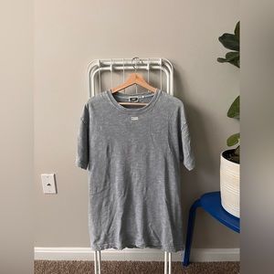 KITH Distressed Tee in Light Blue Washed Color